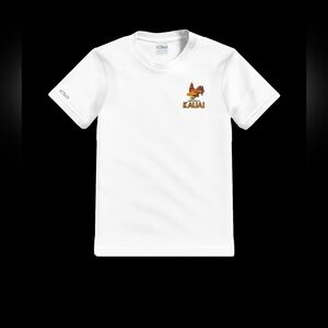 Kauai Kids White T-Shirt with Rooster Design